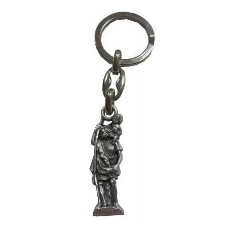 Porte-clés statue Saint Christophe