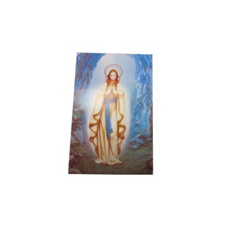 Carte prière Notre Dame de Lourdes