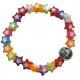 Bracelet étoiles multicolores NDL