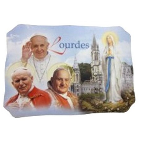 Magnet Notre Dame de Lourdes 3 Papes