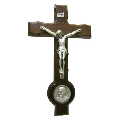 Crucifix bois (Pape François)