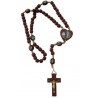 Chapelet bois Notre Dame de Lourdes