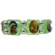Bracelet vert plastique Multisaints