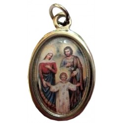 Médaille ovale résine Sainte Famille