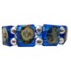 Bracelet bleu plastique Multisaints