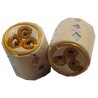 Porte encens cylindrique beige
