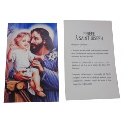 Carte prière Saint Joseph