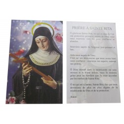 Carte prière Sainte Rita