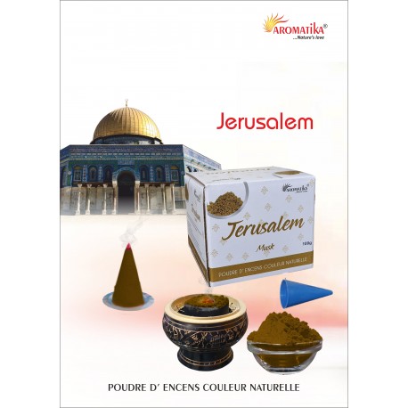 Jérusalem "AROMATIKA POUDRE 100GR" (avec kit pour cônes)