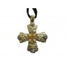 Croix occitane métal doré
